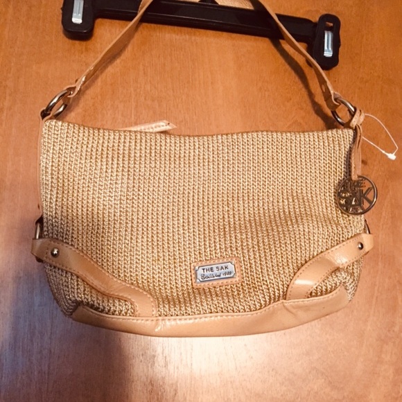 The Sak Handbags - The Sak gold crocheted small bag